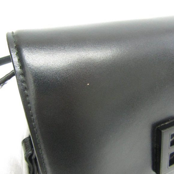 Balenciaga B Logo 592898 Women's Leather Shoulder Bag Black - Picture 4 of 14